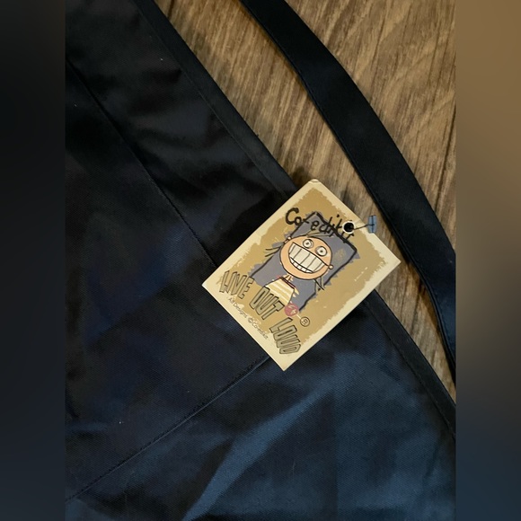 NWT Dear Algebra Dark Navy Apron ONE SIZE - Picture 3 of 4